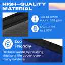 Yankee Pool Cover for 16x32 ft Rectangular Pool: Extra Thick & Durable | Sapphire Series of Premium Cold- and UV-Resistant In-Ground Pool Protection