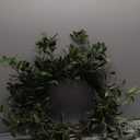 22inch Artificial Olive Wreath Olive Branch Greenery Wreath with Olive Fruit Front Door Wreaths for All Seasons for Wedding Wall Home Decor