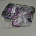 PHOEPET Reflective Dog Harness Large Breed Adjustable No Pull Vest with Handle 2 Metal Rings 3 Buckles [Easy to Put on & Take Off](XL, Purple)