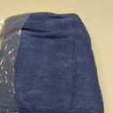 Homiest Decorative Knitted Throw Blanket with Fringe Soft & Cozy Tassel Blanket for Couch Sofa Bed (Navy Blue, 50x60)