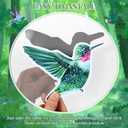 12 Pcs Hummingbird Screen Door Magnets Decorative Double Sided Screen Magnets Flexible Screen Door Stickers for Screen Sliding Doors Keeps Pet People Safe