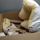 Dog Teepee Pet Tent Portable Dog Houses Puppy Teepee Cat Bed with Thick Cushion