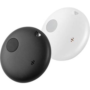 Air Tracker Tags 2-Pack, Waterproof IP67 | 90dB Loud, Bluetooth Tracker Works with Apple Find My (iOS only), Tracker Tag Locator for Keys,Luggage,Backpack etc