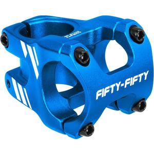 FIFTY-FIFTY Mountain Bike Stem, Aluminum Alloy Short MTB Stem, Suitable for 1-1/8 Steer Tube 31.8mm Bicycle Handlebar, Fits for All Mountain, Endure, Downhill, Freeride (Blue)