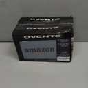 OVENTE Electric Toaster Machine with 6-Shade Browning Selector Setting, Compact Design and Removable Crumb Tray, 700W Power Perfect for Toasting Bread, Thin Bagels and Waffles (Black)