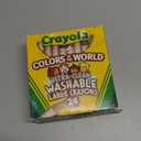 Crayola 24 Ct Large Ultra-Clean Washable Crayons, Colors of the World
