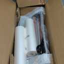 350mm Laminator Machine with Two Rolls of Laminating Film, V350 Hot Cold Roll Laminator, Single/Double Sided Thermal for Paper Card Wood Veneer PVC Foil, Digital Display, Safety Protection