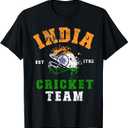 India Cricket Team Sports Jersey Flag Adult Kids Toddler 5T T-Shirt S