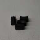 (8 PCS) 2x4 Wood Post Rubber End Caps (1.57" x 3.15")  Waterproof and Weather-Resistant Rubber Caps for Table Legs, Chair Legs, Armrests, and Outdoor Lumber Posts (Black)