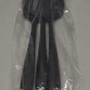 Coukre 3 Pack Silicone Spatula Set, High Heat Resistant, BPA-Free, Fish Spatula, Solid & Slotted Turner for Non-Stick Pans, Flipping Eggs, Pancakes, Fish, Burgers (3, Pure Black)