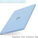 AKIT Compatible with MacBook Air 13 inch Case 2026 2025 2024-2022 M5 M4 M3 M2 Model A3449 A3240 A3113 A2681, Protective Laptop Hard Shell for MacBook Air 13.6" + Keyboard & Screen Cover, Air Blue