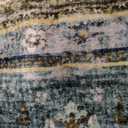 Area Rug 6'x9' Washable Vintage Traditional Floor Cover Thin Retro Kitchen Indoor Distressed Non Slip Carpet for Living Room Bedroom Dining Room (Aged Floral Green)