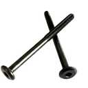 2 x FAFEFC 10PCS M6x80mm Stainless Steel Flat Head Hex Socket Hex Bolt Screws Countersunk Connector Fasteners for Furniture