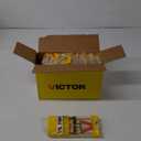Victor M205-9 Wide Plastic Pedal Sustainably Sourced FSC Wood Humane Snap Rat Traps - 9 Wooden Traps