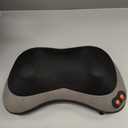 Papillon Shiatsu Back Massager with Heat, Deep Tissue Massage Pillow for Neck,Shoulder,Foot & Lower Back Pain Relief,Electric Kneading Massager for Home, Office, Car-Gifts for Mom, Dad, Men, Women (Gray)