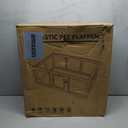 Clear Acrylic Dog Playpen Indoor, Puppy Cat Small Pet Play Pen, Pet Cat Foldable Playpen for Rabbits, Dog Fence Crate Kennel Whelping Cage (White, 12 Panel)