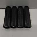 Bike Pegs for 3/8 inch Axles, Aluminum Alloy Anti-Skid Lead Foot Bicycle Pegs BMX Pegs for Mountain Bike Cycling Rear Stunt Pegs Black