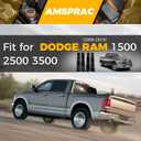 Door Pillar Posts Trim,Door Window Outer Post Panel Covers fit for Dodge Ram 1500 2500 3500 2009-2018,Door Pillar Moldings Covers,Anti Scratches Glossy Black 4PCS