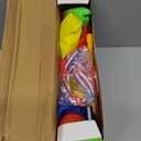 GOLDGE 28 Piece Outdoor Games Kit for Kids, Includes Potato Sack Race Bags, Bean Bag Toss, 3 Legged Race Bands, Egg Spoon Relay, for Easter & Birthday Parties