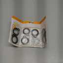 [4 Pack Case for AirTag 2nd Gen (2026) & 1st Gen, Shockproof Holder Anti-Scratch Protective Cover for Air Tags, Men's Women's Keyrings & Keychains for Keys, Luggage, Bags, Black