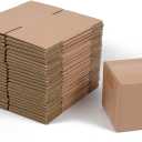 Shipping Boxes 4x4x4 Inches Small Corrugated Cardboard Boxes, 25 Pack