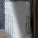 Shintenchi 7 Pieces Patio Furniture Sets Outdoor All-Weather Sectional Patio Sofa Set PE Rattan Manual Weaving Wicker Patio Conversation Set with Glass Table&Ottoman Cushion and Red Pillows, Beige