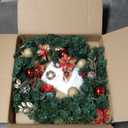 Christmas Garland - 54FT Christmas Garlands Set Artificial Green Plant Garland for Festival Wedding Party Hotel Shopping Mall Staircase Fireplace Decoration