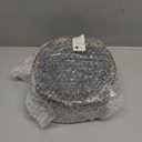 DaYammi 60PCS Black and Gold Plastic Plates, Heavy Duty Black and Gold Disposable Plates Premium 7.5 inch Dessert Cake Salad Appetizer Plate Hard Plastic Plate Disposable for Party Wedding