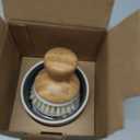 Full Circle Bubble Up Bamboo Dish Brush & Ceramic Soap Dispenser  Family Safe, Formaldehyde-Free  Kitchen Scrub Brush for Dishes, Nonstick & Cast Iron, Gray