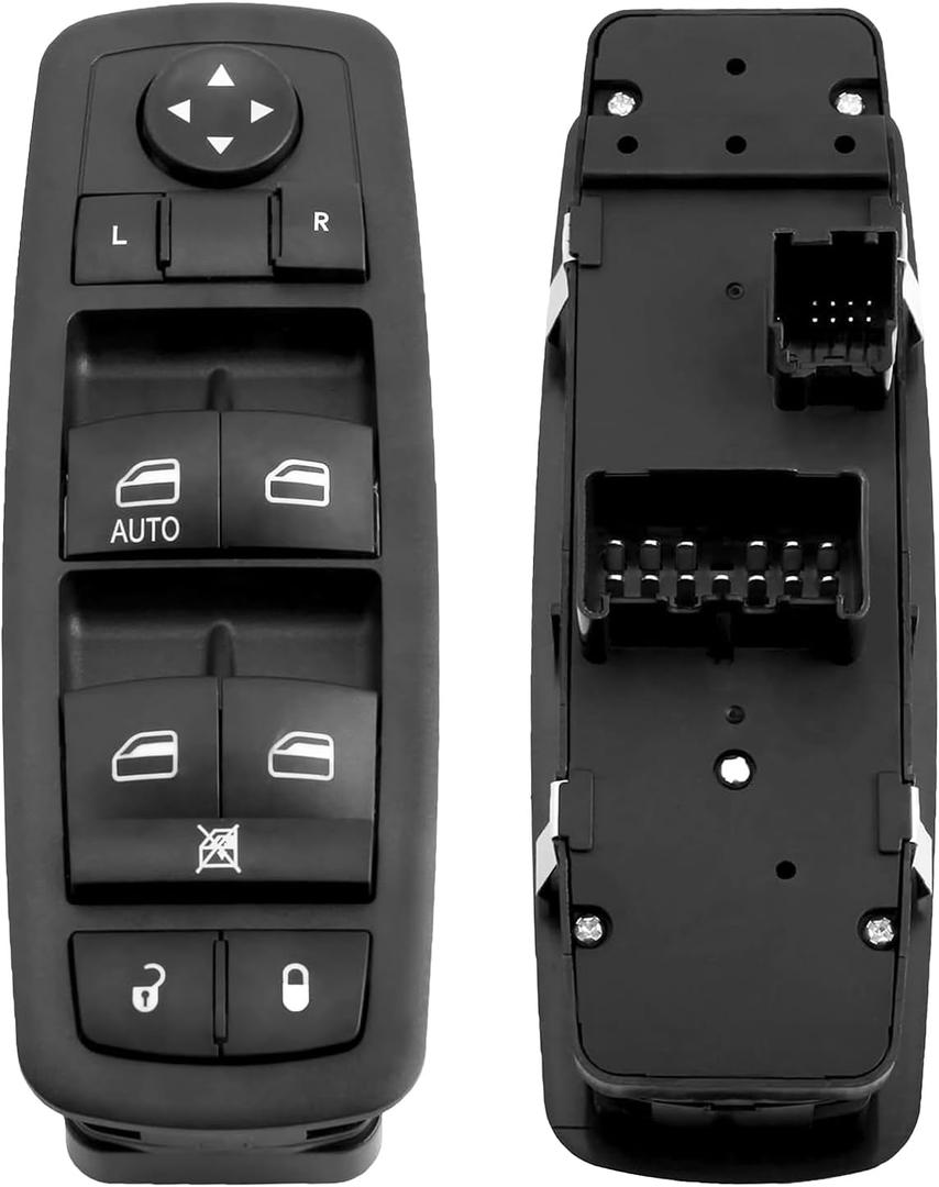 Window Switch Driver Side Master Power Compatible with Jourmey 2011 2012 2013 2014 2015 2016 Replace 68084001AD, 68084001AB, 68084001AC