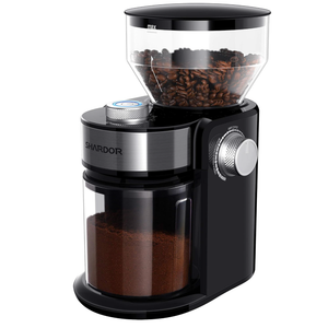 SHARDOR Electric Burr Coffee Grinder 2.0, Adjustable Burr Mill with 16 Precise Grind Setting for 214 Cup, Black