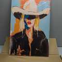 Western Cowgirl Wall Art Funky Wild WestWall Wall Decor Trendy Vintage Abstract Canvas Prints women Aesthetic Painting for Dorm Apartment Bedroom Posters Pictures Framed