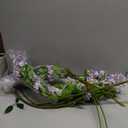 Thiccywoov 10 Pcs 30" Artificial Lilac Flowers Fake Delphinium Antirrhinum Stem Silk Artificial Flower Branch Floral Arrangement for Vase Centerpieces Wedding Bouquet Home (Purple)