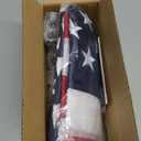 5 FT Flag Pole kit and American Flag 3x5ft with Pole Kit for Outside, Heavy Duty Flag Pole 5FT with 3x5ft American Flag, Stainless Steel Aluminum Multi-Position Flag Pole with Bracket Holder (silver)