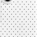 Aesthetic Polka Dot Retro Phone Case for iPhone 16 6.1",Vintage Trendy Unique Simple Pattern Design Elegant Chic Pretty Stylish Protective Girls Women Cases for i16 White