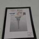 upsimples 9x12 Picture Frame, Display Pictures 6x8 with Mat or 9x12 Without, Wall Hanging Photo Frames, Black, 1 Pack