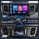 4G+64G Car Radio Stereo for Toyota RAV4 2013-2018, Wireless Carplay&Android Auto with Android 13 Support Bluetooth/Voice Control/GPS/WiFi/Back-up Camera/SWC/FM, 10.1 Inch IPS Touch Screen