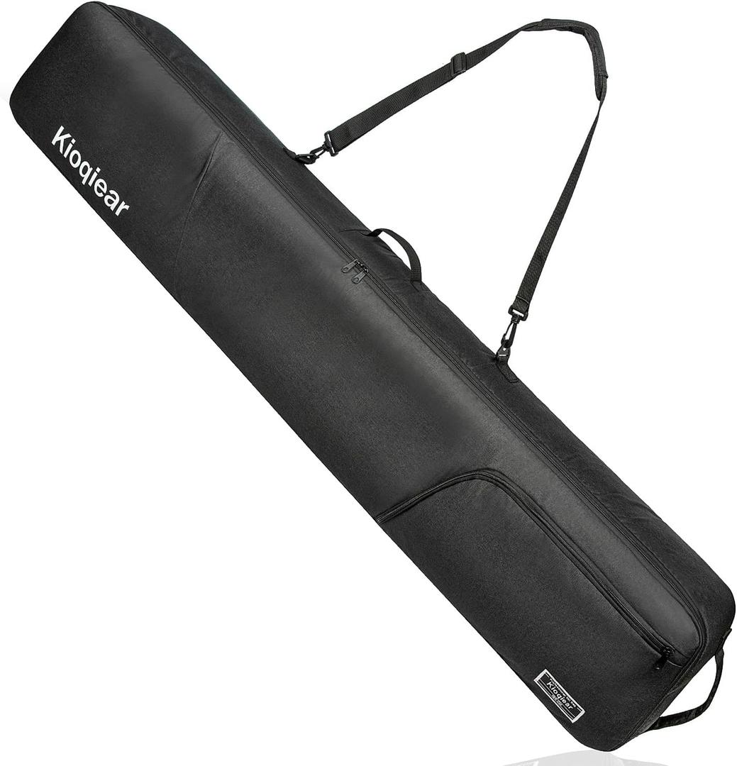 Snowboard Bag Reinforced Padded snowboard Bag,Perfect for Air Plane Travel for Snowboard, Goggles, Gloves,Ski boots, 165cm.