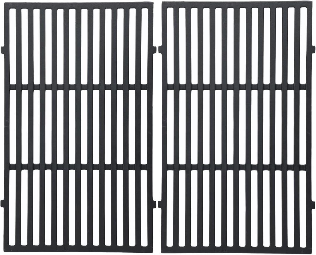 17.5 inch Grill Grates Replace for Weber 7638,Weber Spirit I & II 300 Series Spirit E/S310 E/S315 320 330 SP320 700 Genesis 1000-3500 Gold Silver Platinum B/C Gas Grill (17.5" x 11.9"Each) (17.5" x 11.9" for Spirit 300 Serise)