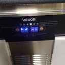 VEVOR Commercial Ice Maker Machine, 150 lbs/24h with 30 lbs Storage Capacity, Built-in/Freestanding/Under Counter, Stainless Steel Ice Maker with LED Display & Self-Cleaning, for Home Bar Restaurant