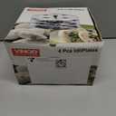 4 Rack Stainless Steel Idli Stand/Idli Maker Food Grade Idli Plates for Cooker 4x4 Plates 16 Idlis