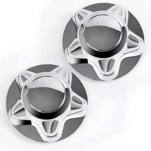 GRAND ORANGE 7" Chrome Wheel Hub Cap Center Cover Compatible with Ford F150 1997-2003 Expedition Rim with 5-Lug Steel Wheel