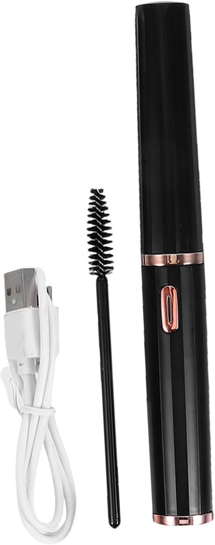 Electric Eyelash Curler Heating Function Portable Lash Curling Tool for Makeup Includes Refill Pad Suitable for Women Creates Lasting Curls