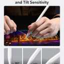 ESR Pencil (1st Generation) for iPad 2018-2026, Tilt Sensitivity, Palm Rejection, Compatible with iPad 11th(A16)/10th Generation,Air 11"/13", Pro 11"/12.9"/13",Mini 6/5, White