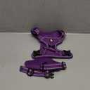 Truelove No Pull Dog Harness with Easy Control Handle and 2 Leash Attachments,Reflective Adjustable Pet Vest (Medium (Pack of 1), purple)