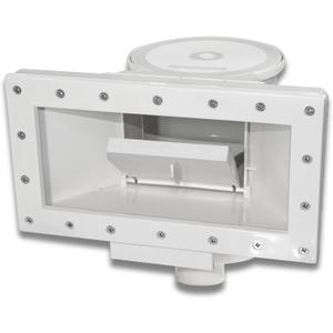 SWIMLINE HYDROTOOLS Standard Wide Mouth Above Ground Pool Skimmer Kit | ALREADY ASSEMBLED | ABS Construction | Pool Skimmer | Wide Mouth | Snap-In & Removable Weir | Above Ground Pool Skimmer