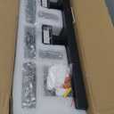 Modern Bathroom Lights - Bathroom Light Fixtures Over Mirror 30W Dimmable Crystal Wall sconces 3 Lights Black Brushed Hardwired Wall Lights 4000K LED Bathroom Vanity Light Fixtures