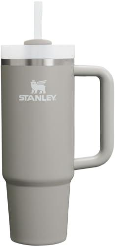 STANLEY Quencher H2.0 Tumbler with Handle and Straw 30 oz | Flowstate 3-Position Lid | Cup Holder Compatible for Travel | Insulated Stainless Steel Cup | BPA-Free | Ash