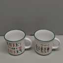 Pickmesh Christmas Coffee Mug Set of 6, Festive Holiday Designs with Nutcracker, Tree Prints  12 oz Ceramic Enamel Cups for Hot Cocoa, Tea, and Seasonal Beverages  Dishwasher & Microwave Safe