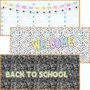 Hahafelt 3 Pack 47 x 108 in Fabric Bulletin Board Roll,Mixed